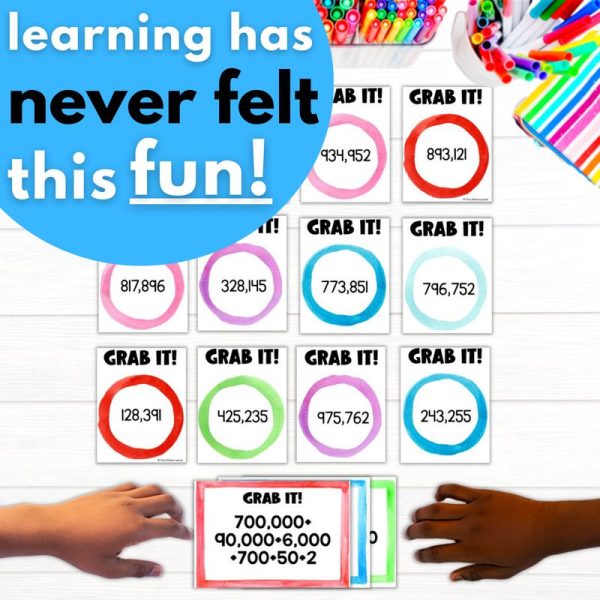 4th Grade Math Hands On Game Bundle - Image 3