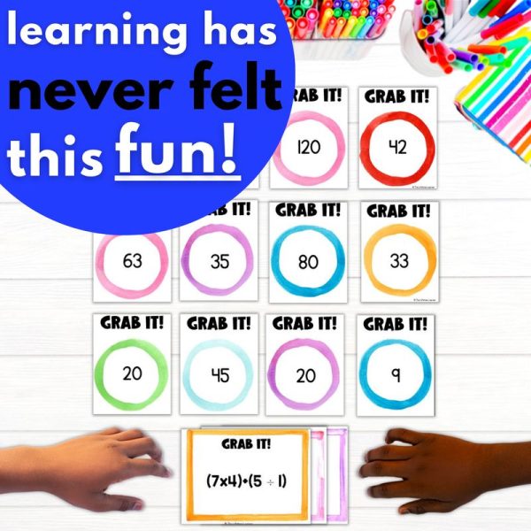 5th Grade Math Hands On Game Bundle - Image 3