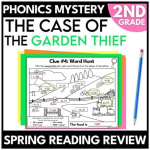 2nd Grade Spring Mystery Phonics Review