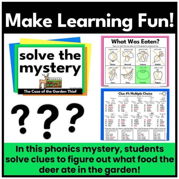 2nd Grade Spring Mystery Phonics Review - Image 2