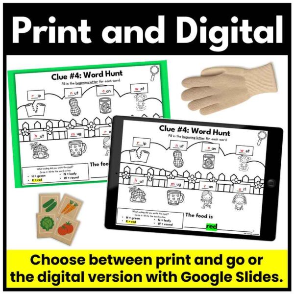 CVC Words Spring Phonics Mystery - Image 4