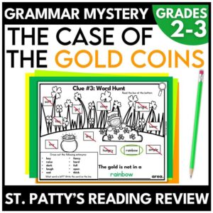 St. Patrick's Day Grammar Mystery 2nd-3rd Grade