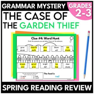 Spring Grammar Mystery 2nd-3rd Grade