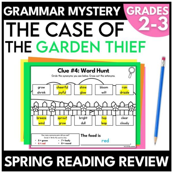 Spring Grammar Mystery 2nd-3rd Grade