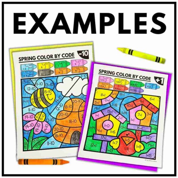 Spring Math Coloring Pages - Image 4