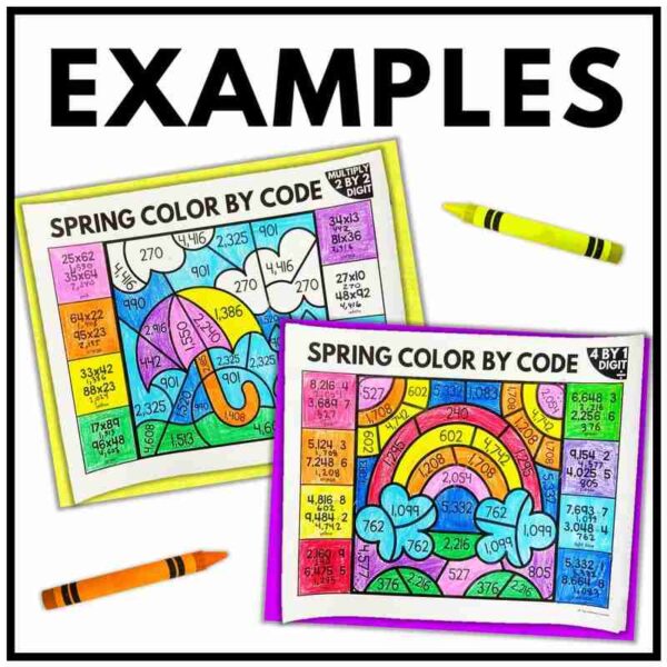 Spring Math Coloring Pages - Image 3