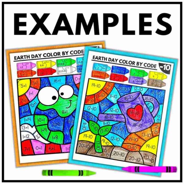 Earth Day Math Coloring Pages - Image 4