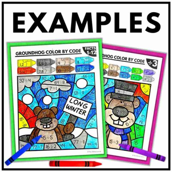 Groundhog Day Math Coloring Pages - Image 2