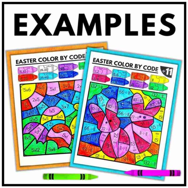Easter Math Coloring Pages - Image 3