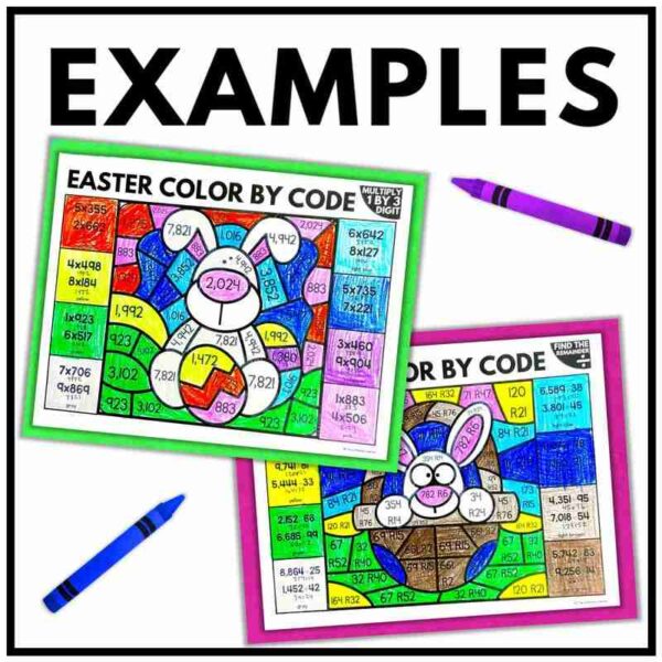 Easter Math Coloring Pages - Image 4